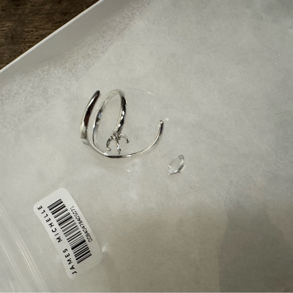 James Michelle silver ECLIPSE HERKIMER RING. Sz 5. Read below! - Picture 12 of 14